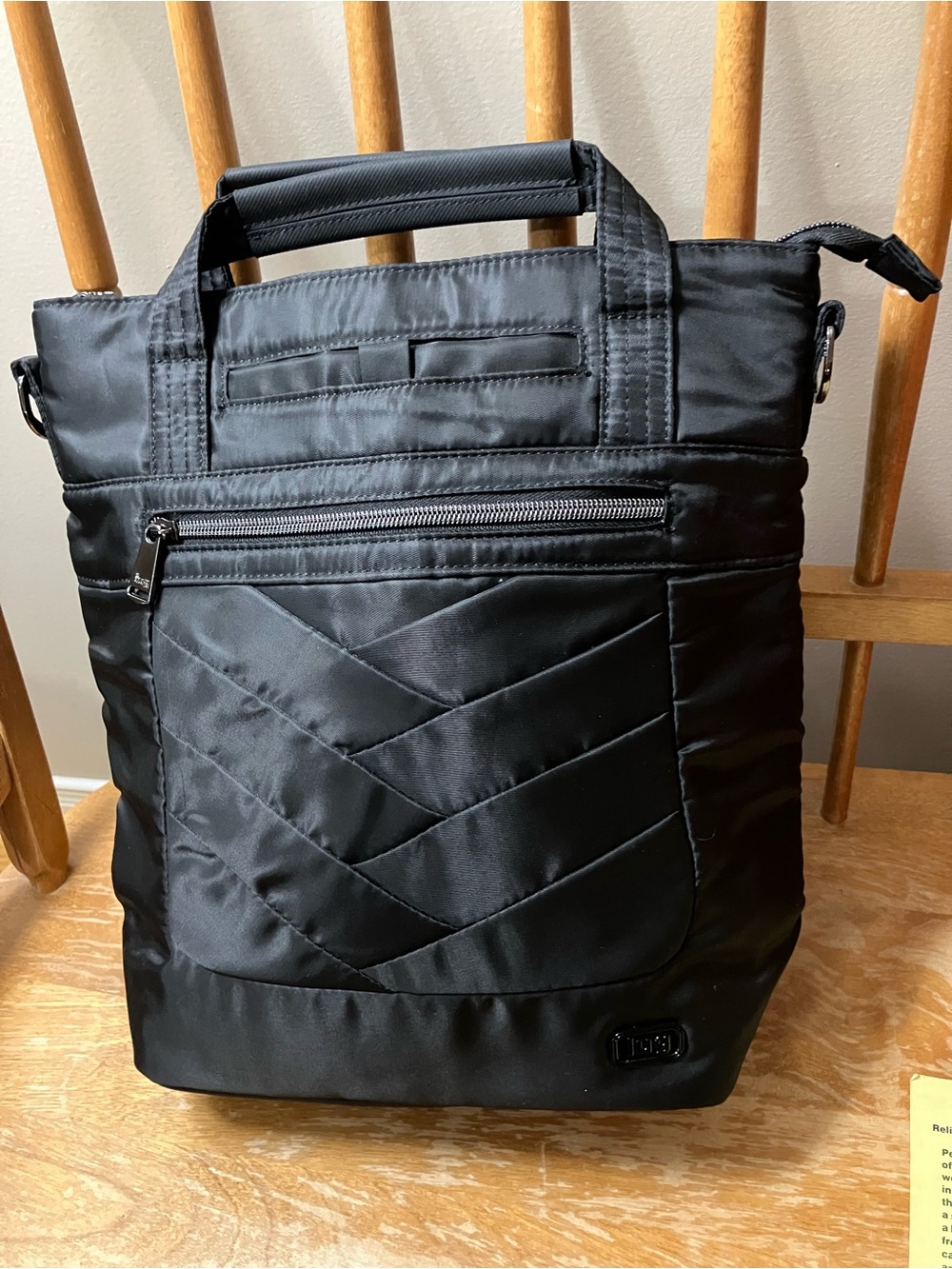 LUG Courier Bag in Contemporary Black 🖤